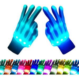 12 Colors Girls Boys Toys Age 6-8 8-12 Years Old‎ Stocking Stuffers LED Gloves